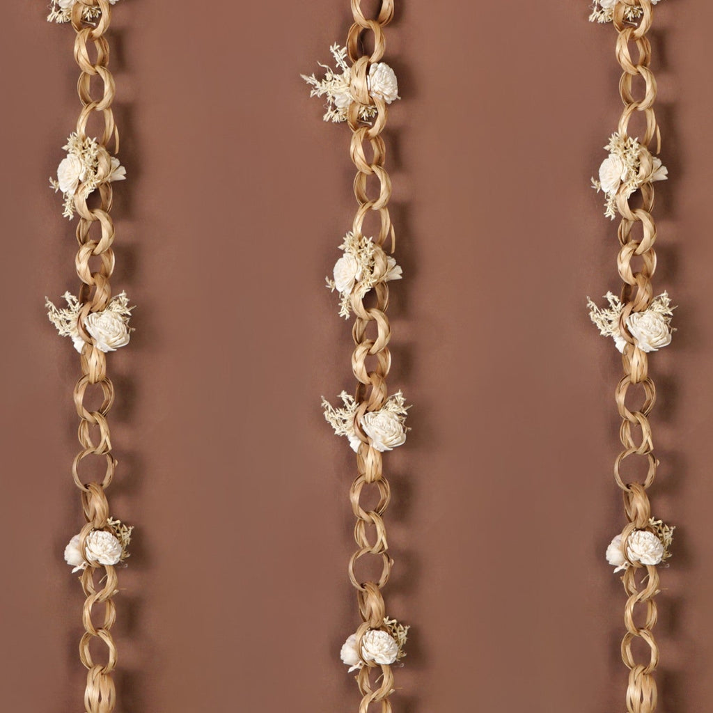 Ecofriendly Flower Wall Hanging Set Of 4 Nestasia