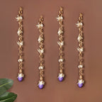 Ecofriendly Flower Wall Hanging Set Of 4 Nestasia