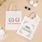 Ecofriendly Quirky Quotes Canvas Tote Bag For Women Set Of 2 Nestasia