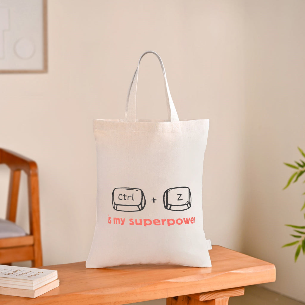 Ecofriendly Quirky Quotes Canvas Tote Bag For Women Set Of 2 Nestasia
