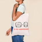 Ecofriendly Quirky Quotes Canvas Tote Bag For Women Set Of 2 Nestasia