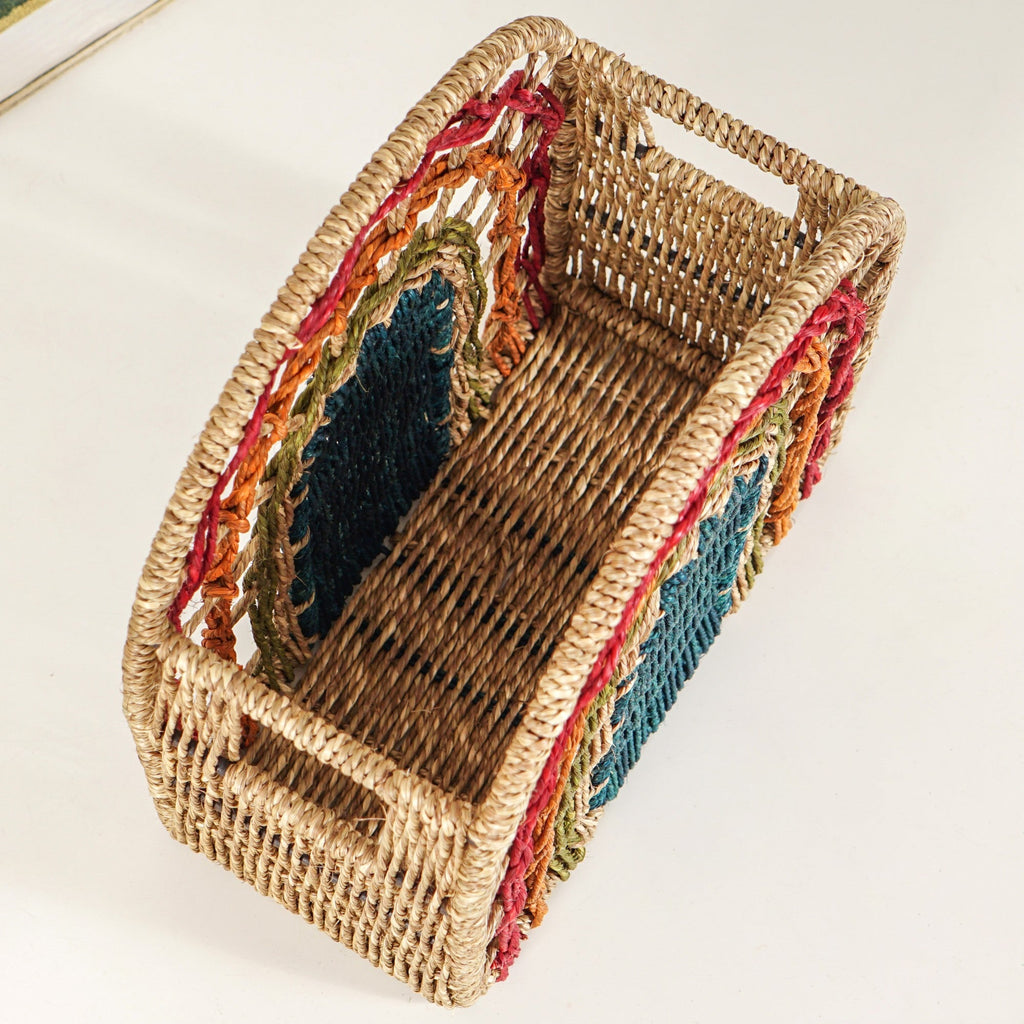 Rainbow Sustainable Sabai Storage Basket Nestasia