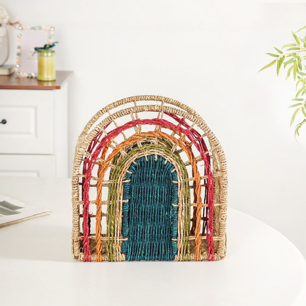 Rainbow Sustainable Sabai Storage Basket Nestasia