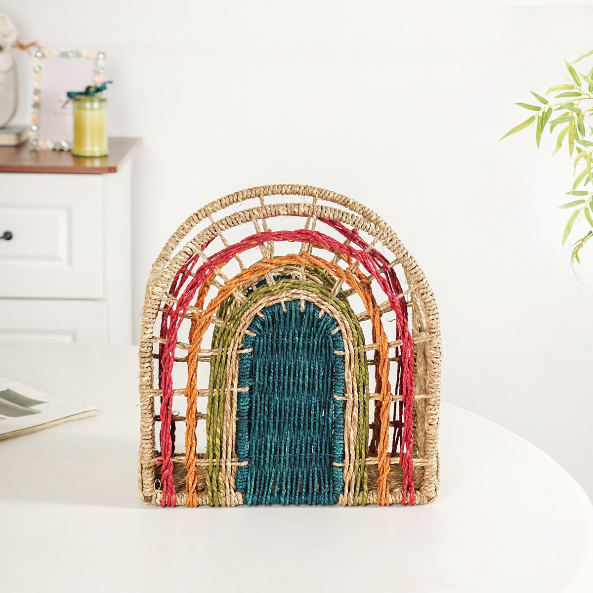 Rainbow Sustainable Sabai Storage Basket Nestasia
