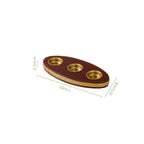 Ember Oval Tealight Holder With Candles Nestasia