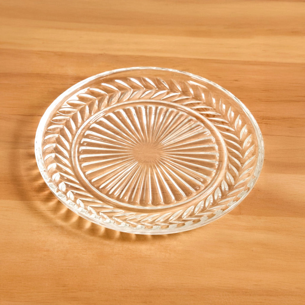 Embossed Dessert Plate Set Of 6 With Stand 14cm Nestasia