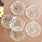 Embossed Dinner Plate Set Of 6 25cm Nestasia