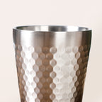 Embossed Stainless Steel Double Wall Matte Tumbler 350ml Nestasia