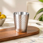 Embossed Stainless Steel Double Wall Matte Tumbler 350ml Nestasia