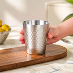 Embossed Stainless Steel Double Wall Matte Tumbler 350ml Nestasia