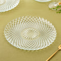 Embossed Glass Plate Set Of 6 Nestasia