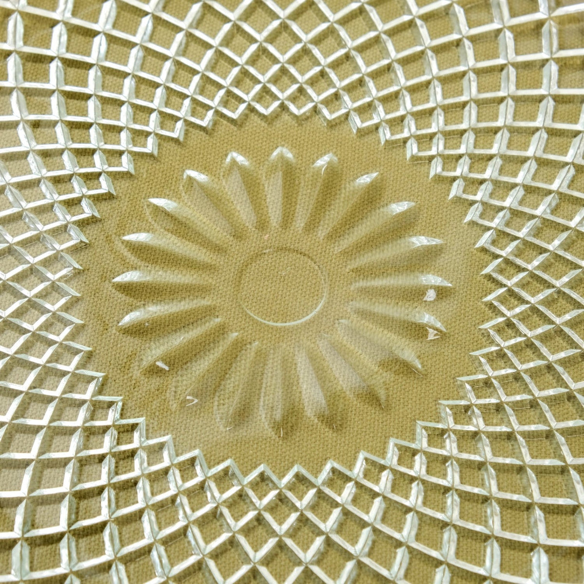 Embossed Glass Plate Set Of 6 Nestasia