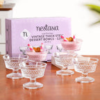 Ice Cream Dessert Bowls Set Of 6 120ml Nestasia