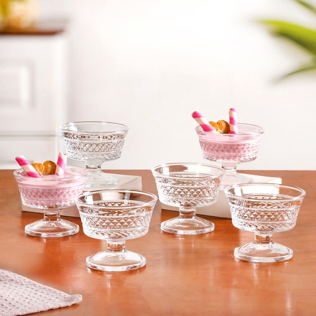 Ice Cream Dessert Bowls Set Of 6 120ml Nestasia