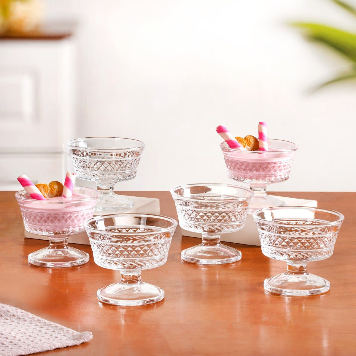 Ice Cream Dessert Bowls Set Of 6 120ml Nestasia