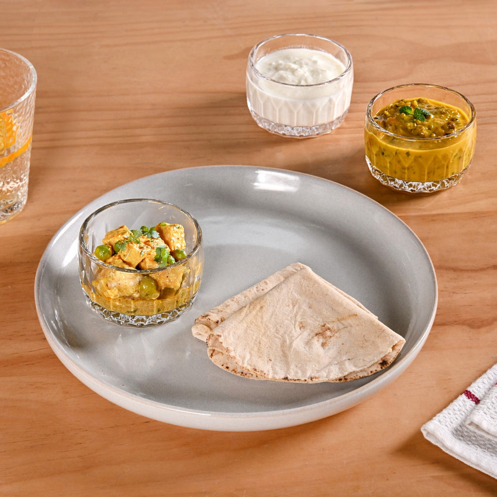Embossed Side Bowl Set Of 6 160ml Nestasia