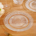 Embossed Dinner Plate Set Of 6 25cm Nestasia