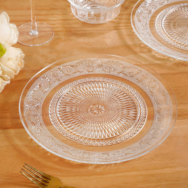Embossed Dinner Plate Set Of 6 25cm Nestasia
