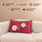 Embroidered Eden Cushion Cover 50x30cm Nestasia
