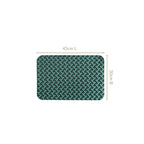 Emerald Green Basket Pattern Tablemat Set Of 6 Nestasia