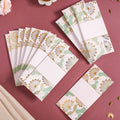 Set Of 12 Blue Lotus Money Gifting Envelope Nestasia