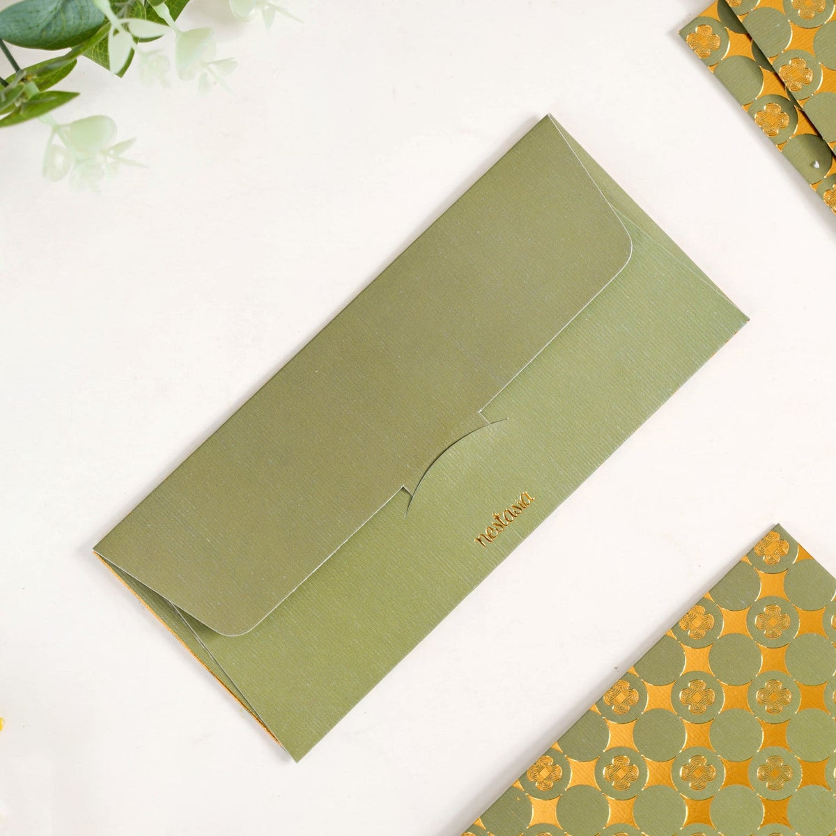 Lucky Charm Gifting Shagun Paper Envelope Set Of 12 Nestasia