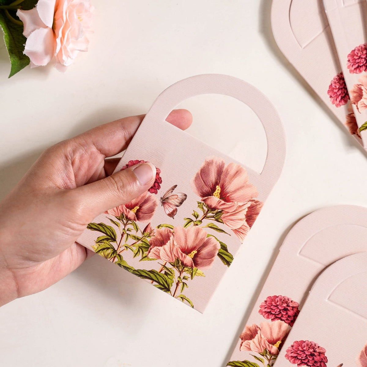 Pink Dahlia Money Gifting Envelope Set Of 12 Nestasia
