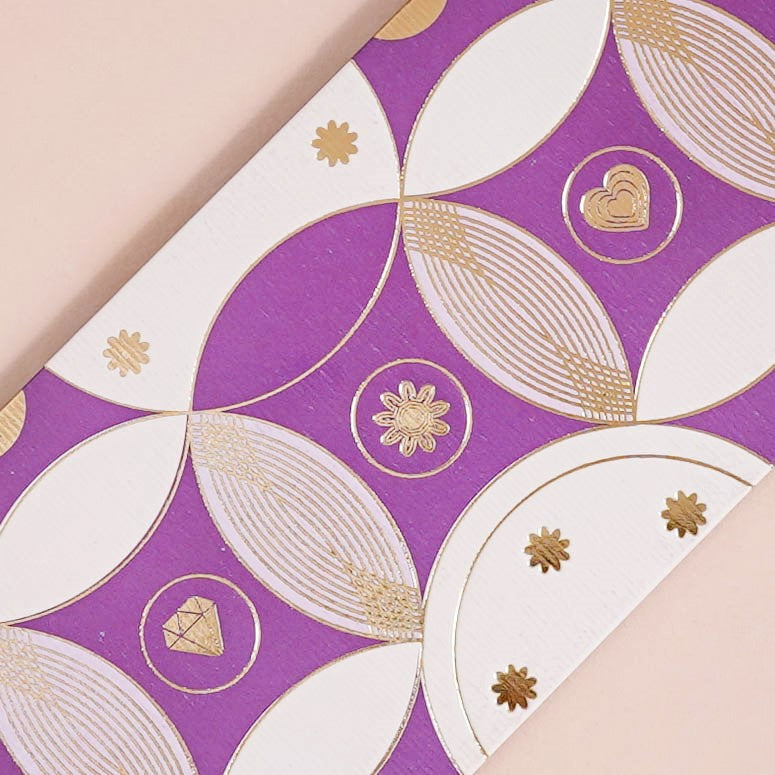 Set Of 12 Luxury Gifting Envelope For Weddings And Birthdays Purple Nestasia