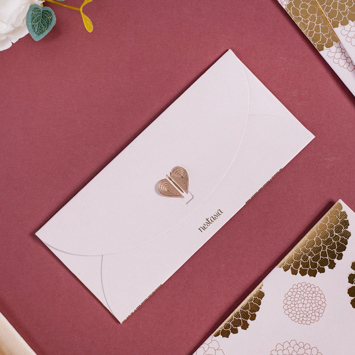 Set Of 12 Marigold Fancy Money Envelope Nestasia