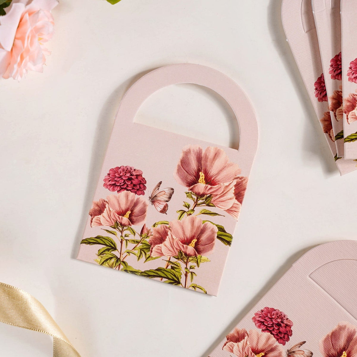 Pink Dahlia Money Gifting Envelope Set Of 12 Nestasia
