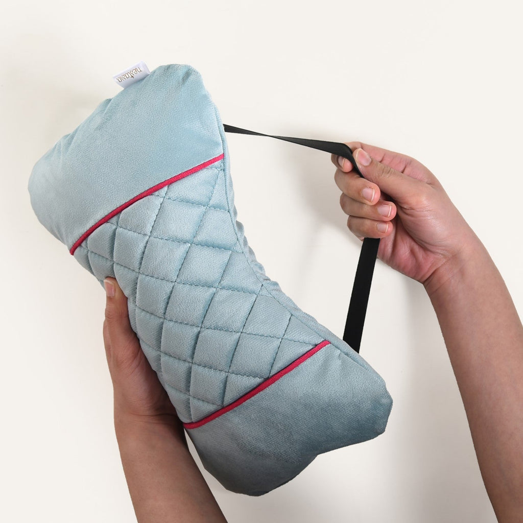 Ergonomic Velvet Car Neck Pillows Set Of 2 Nestasia
