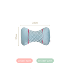 Ergonomic Velvet Car Neck Pillows Set Of 2 Nestasia