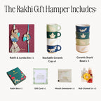 Evergreen Bonds Rakhi Hamper For Bhaiya And Bhabhi Nestasia