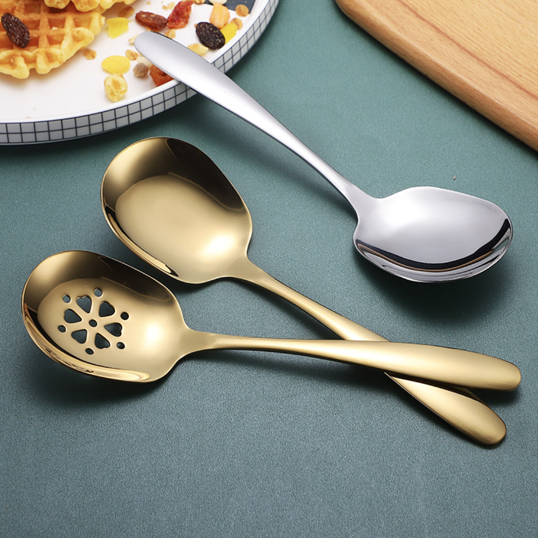 Large Serving Spoon Set Nestasia