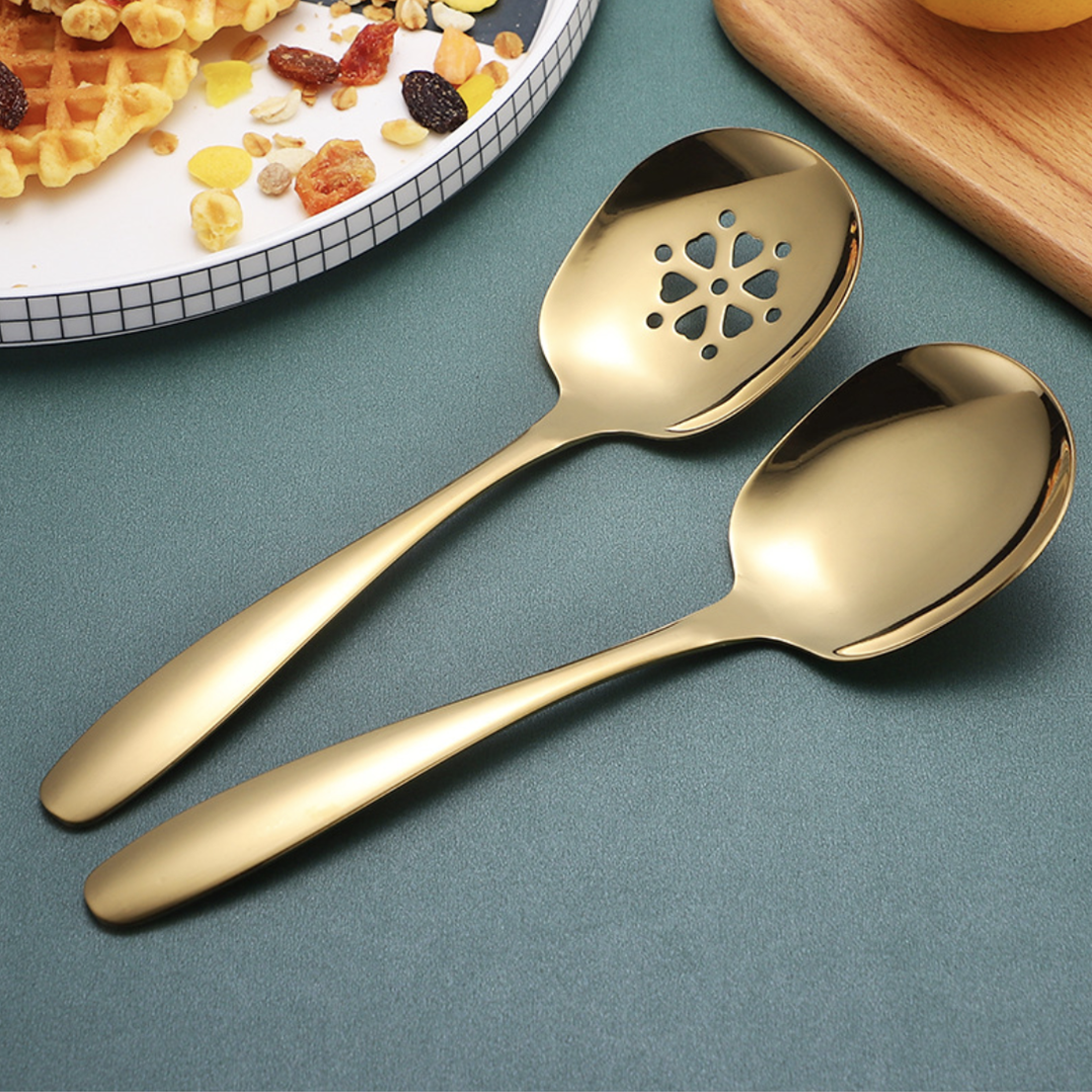 Large Serving Spoon Set Nestasia