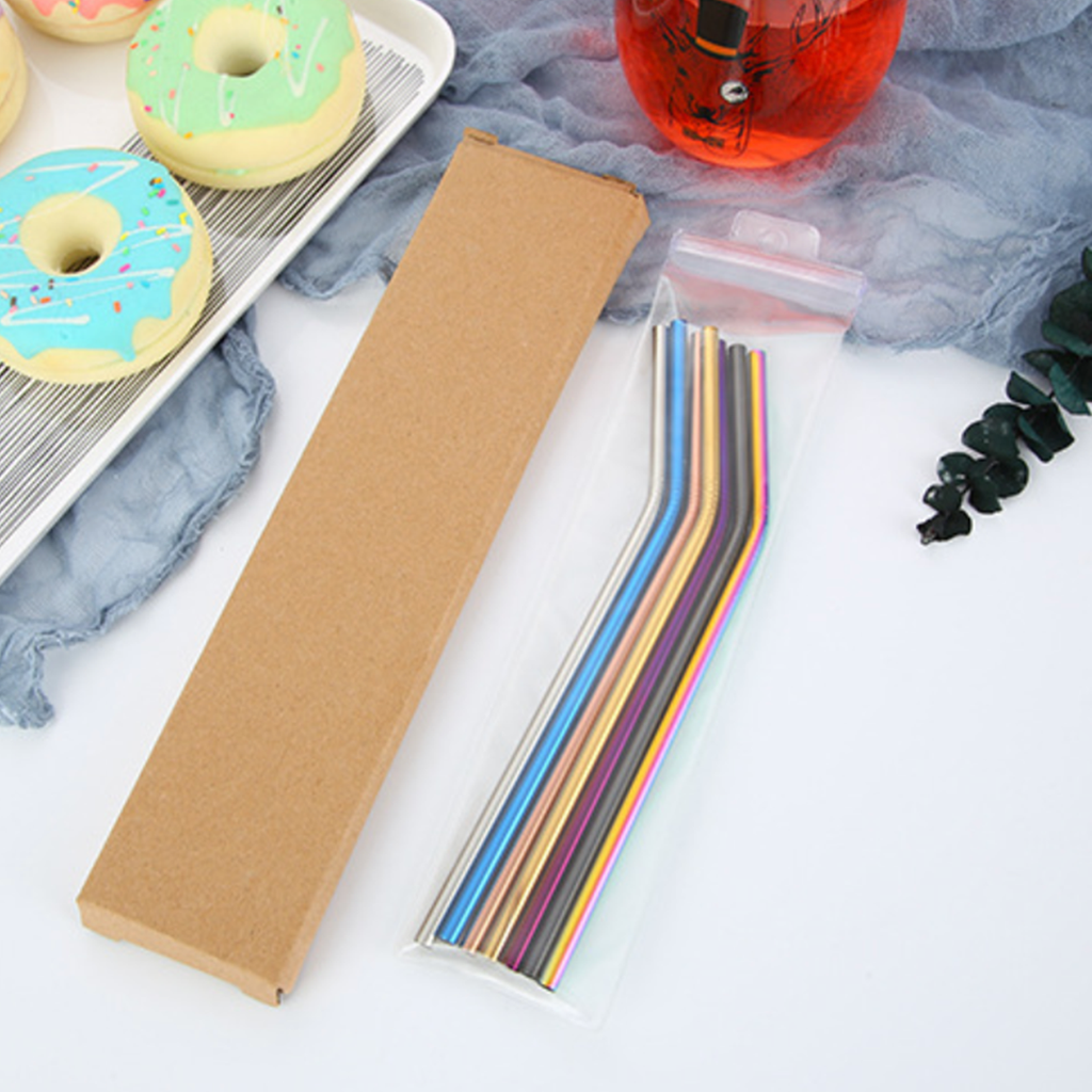 Steel Straw Set of 2 Nestasia
