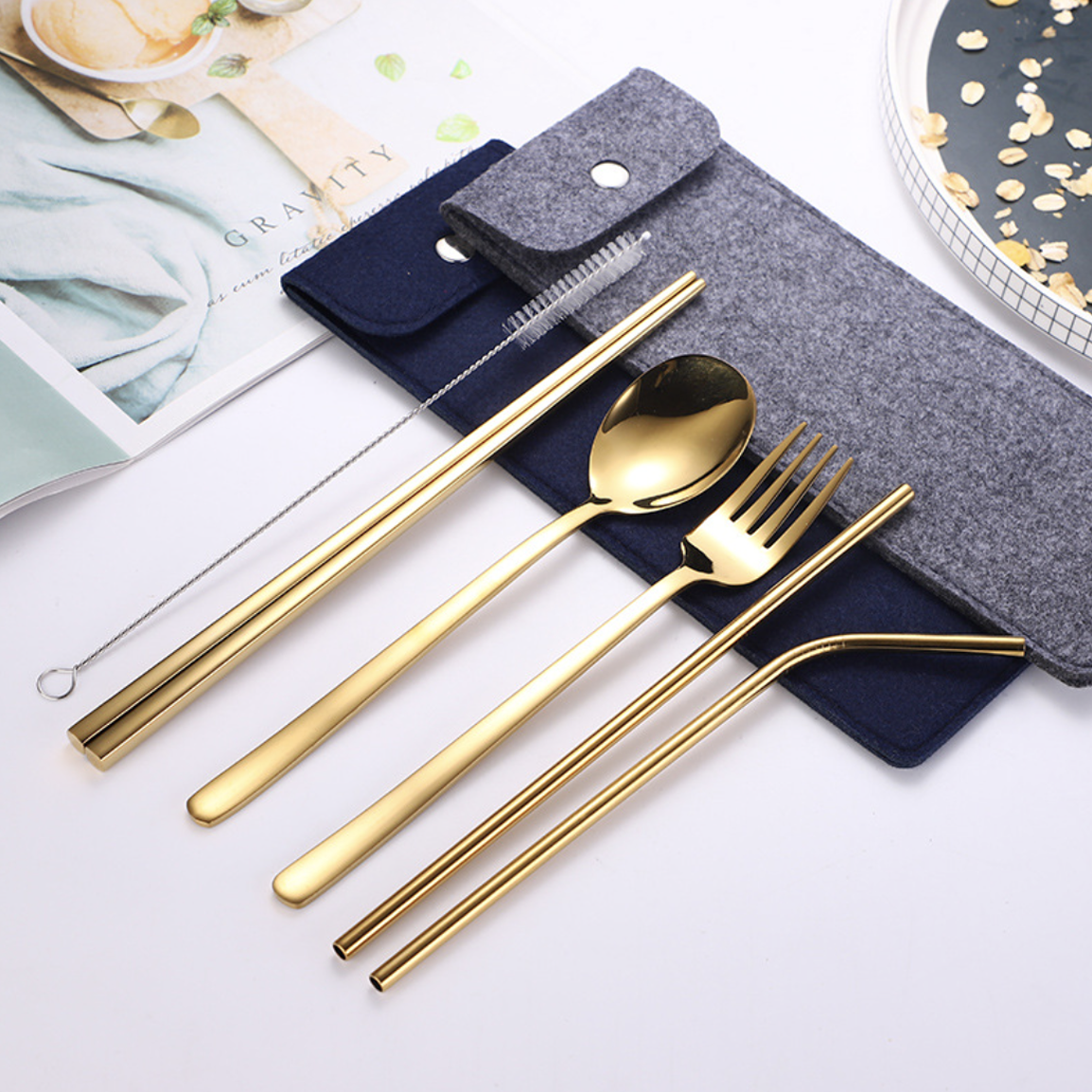 Cutlery Set With Pouch Nestasia