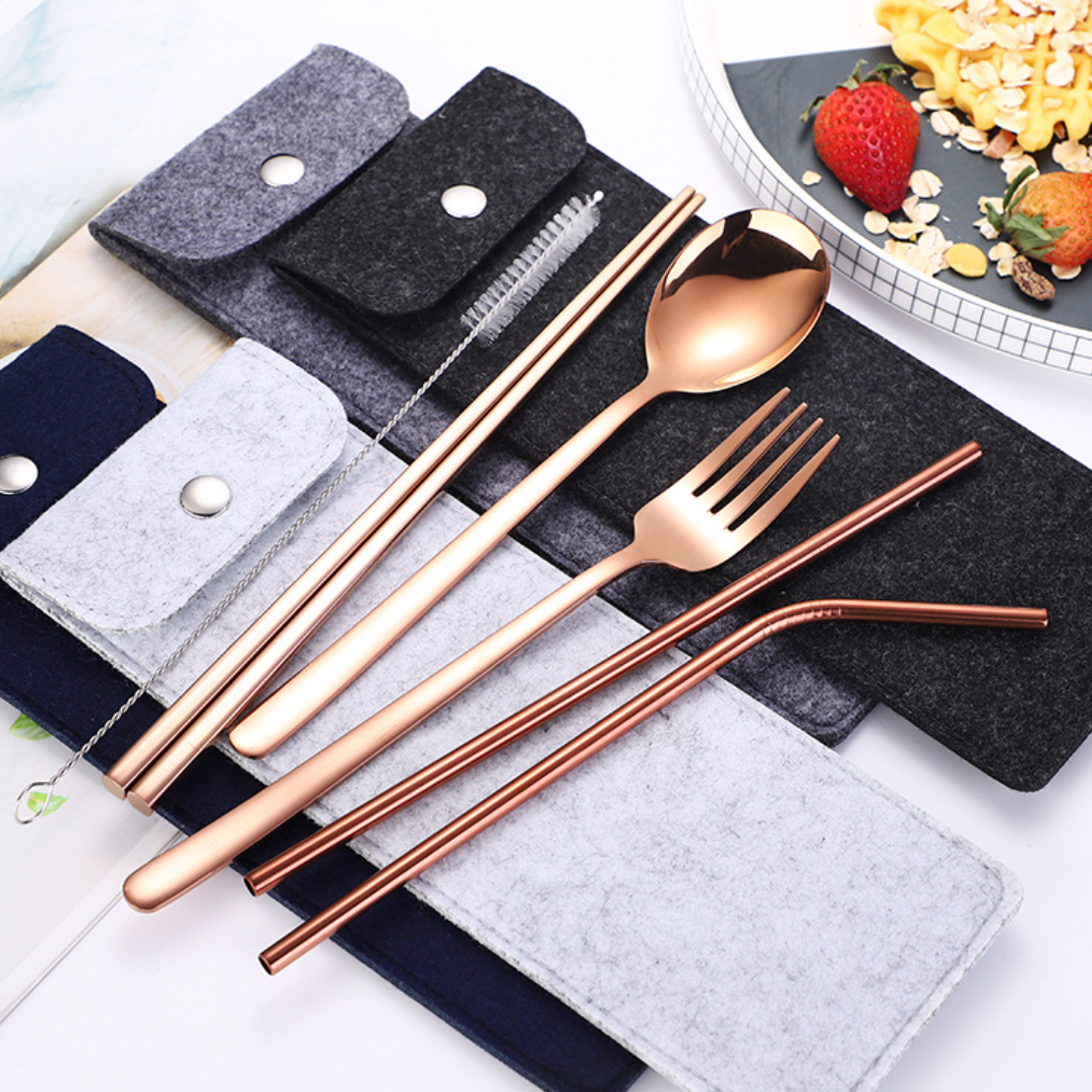 Cutlery Set With Pouch Nestasia