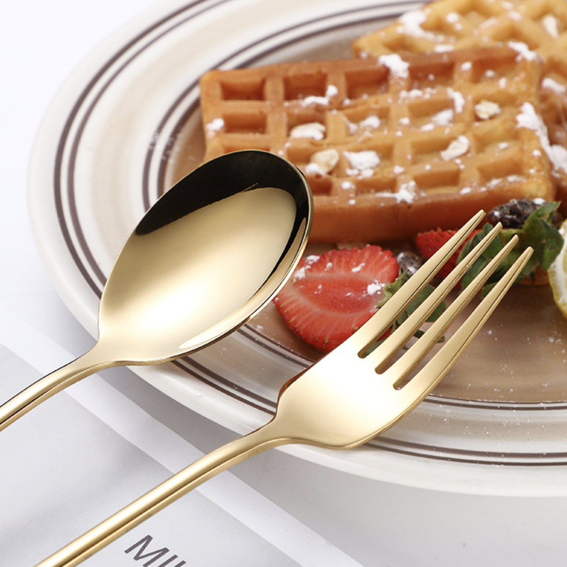 Stainless Steel Fork And Spoon Set Nestasia