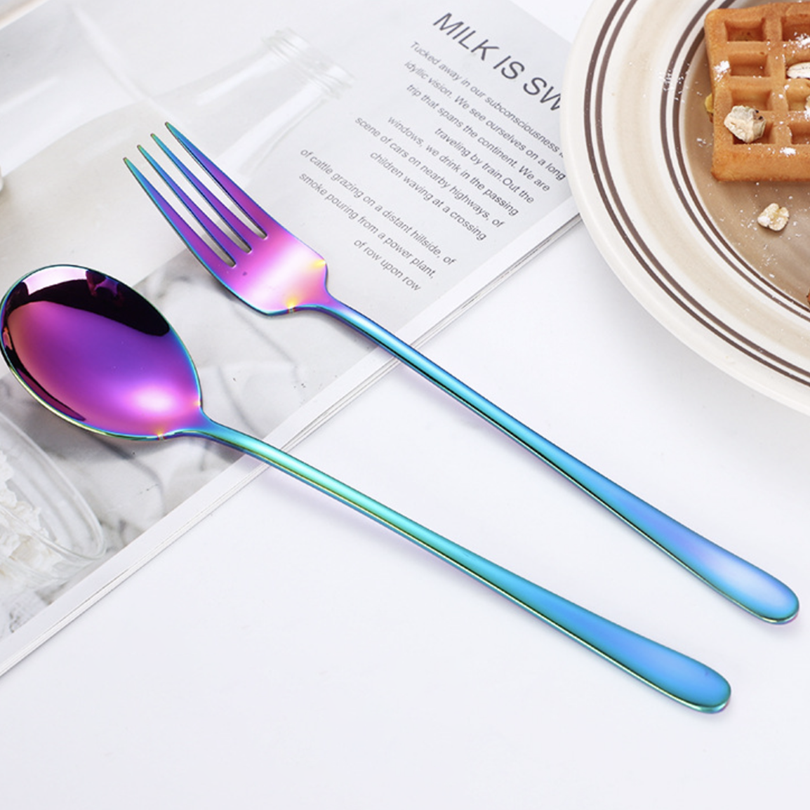 Stainless Steel Fork And Spoon Set Nestasia