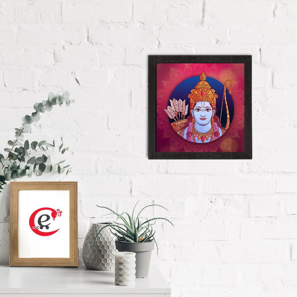 Lord Ram Painting Digital Printed Religious Wall Art Kafalo