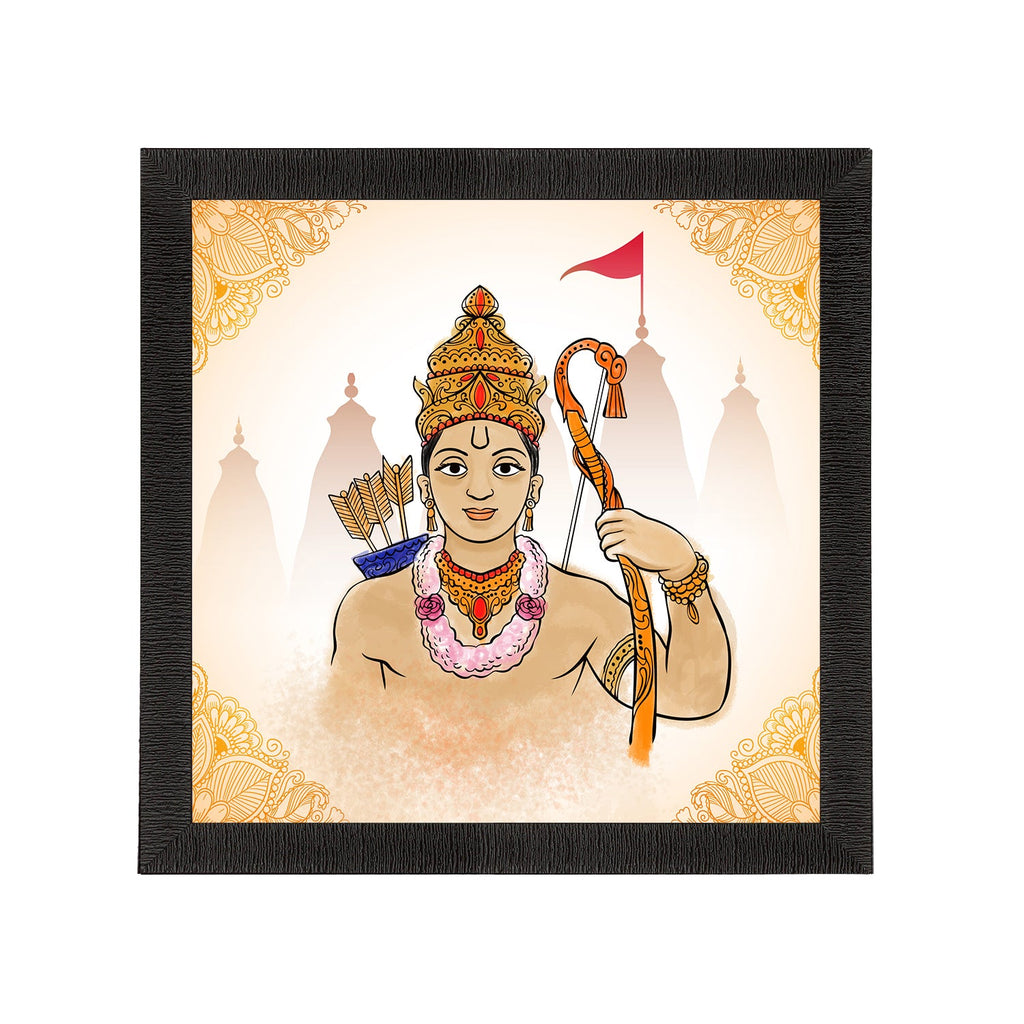 Lord Ram Painting Digital Printed Religious Wall Art Kafalo