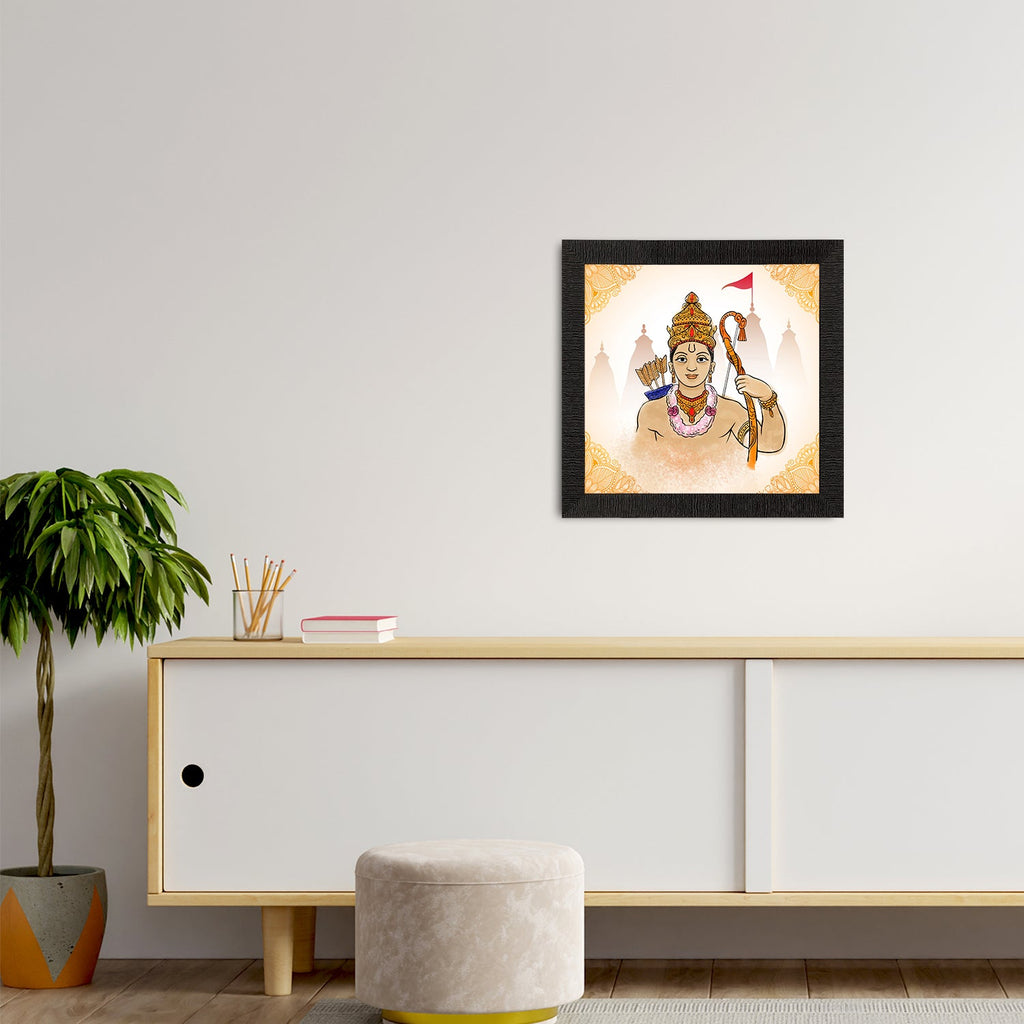 Lord Ram Painting Digital Printed Religious Wall Art Kafalo