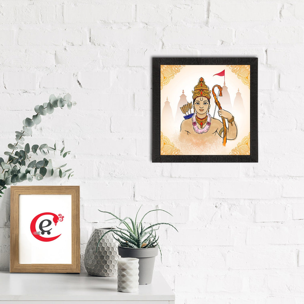 Lord Ram Painting Digital Printed Religious Wall Art Kafalo