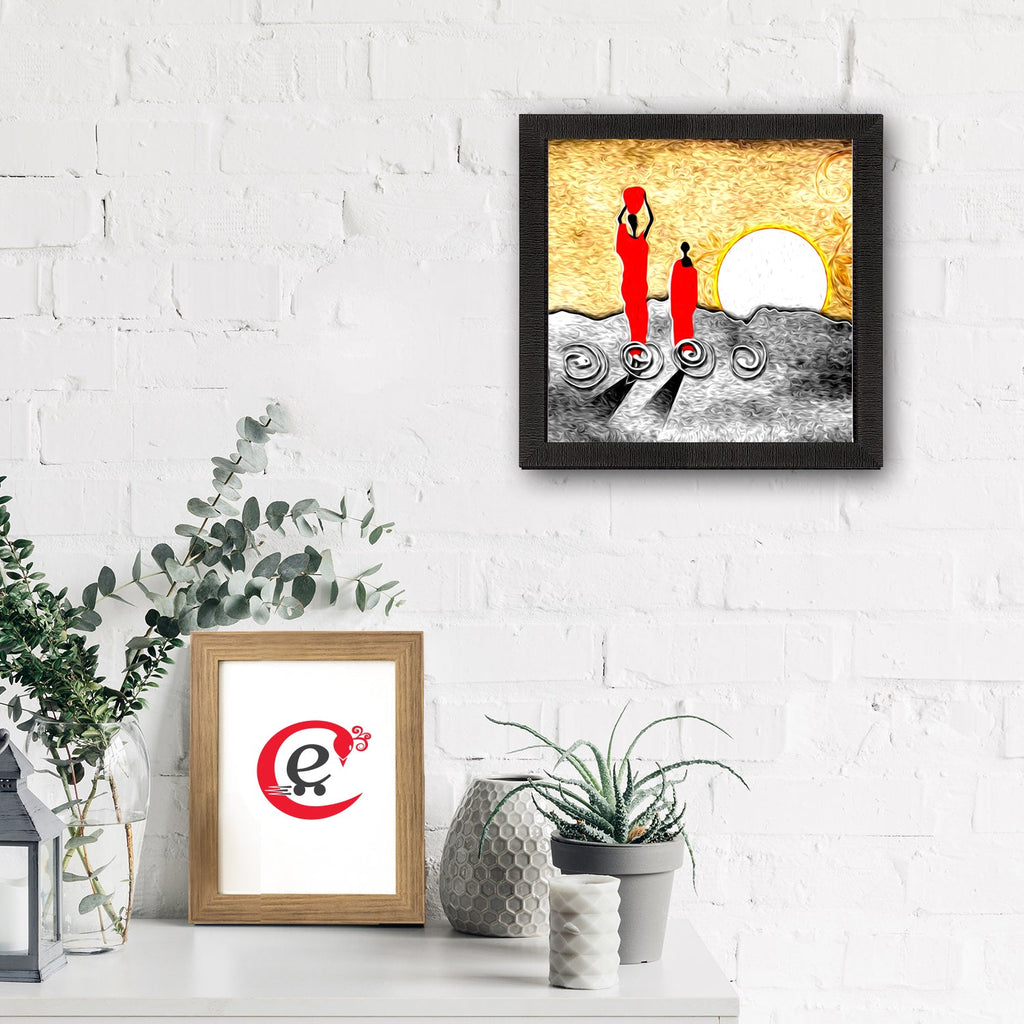 Scenery View Satin Matt Texture UV Art Painting Kafalo
