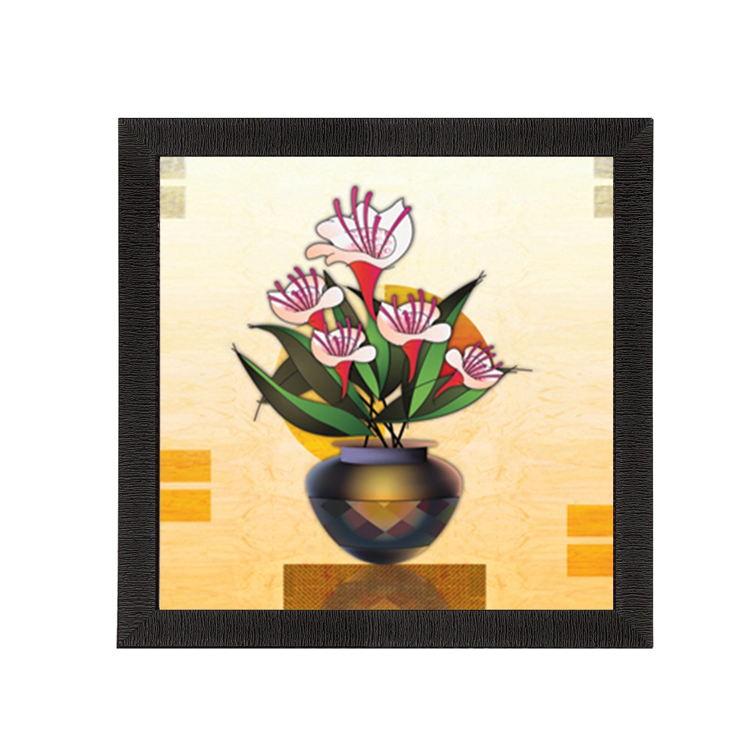 Botanical Matt Textured UV Art Painting Kafalo