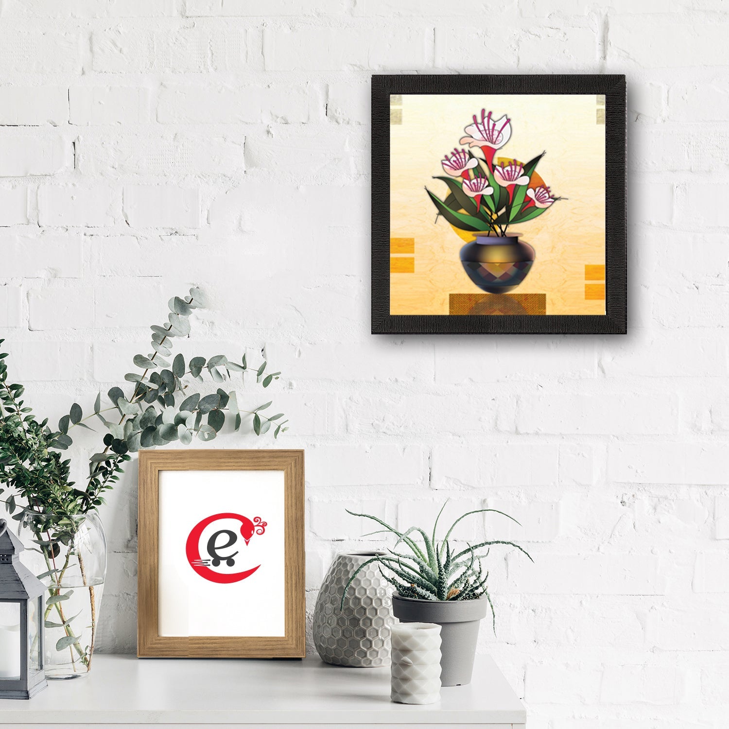 Botanical Matt Textured UV Art Painting Kafalo
