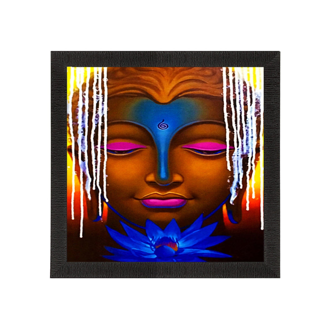 Lord Buddha Painting Digital Printed Religious Wall Art Kafalo