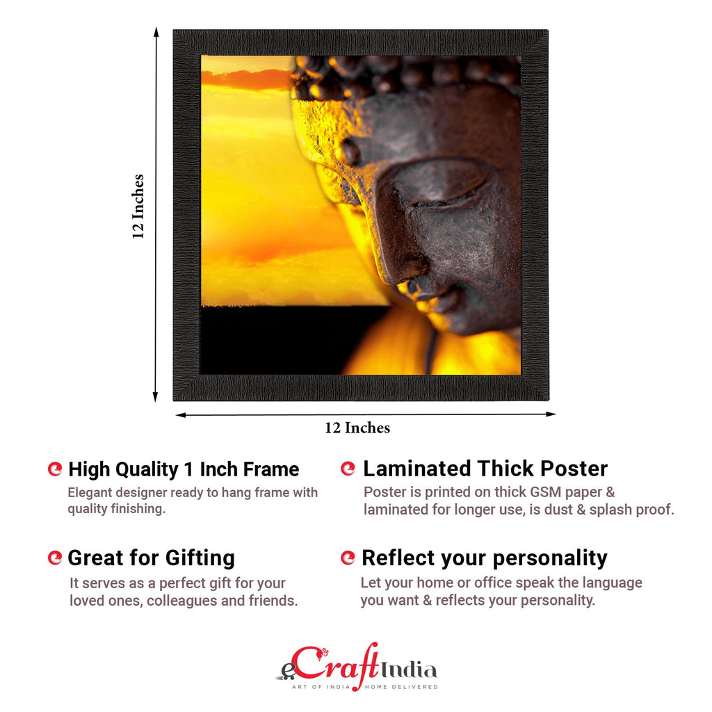 Lord Buddha Painting Digital Printed Religious Wall Art Kafalo