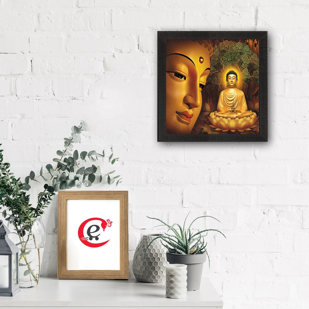 Laughing Buddha Design Satin Matt Texture UV Art Painting Kafalo